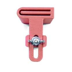 Binding Folder Clip, Terza Mano per Binding - Rosa Purple Hobbies - 2