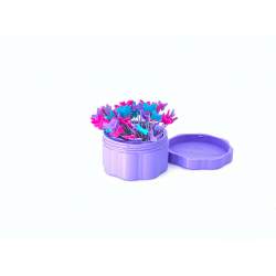 Magnetic Pin Cup, Scatolina Magnetica per Spilli fino a 53 mm - Rosa Purple Hobbies - 3