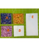 Pinnable Quilt Block Markers - Lettere e Numeri Segna Blocchi Patchwork - Bianco Purple Hobbies - 3