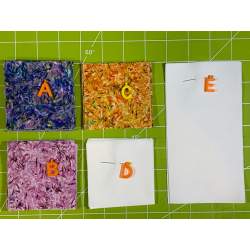 Pinnable Quilt Block Markers - Lettere e Numeri Segna Blocchi Patchwork - Bianco Purple Hobbies - 3