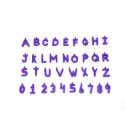 Pinnable Quilt Block Markers - Lettere e Numeri Segna Blocchi Patchwork - Bianco Purple Hobbies - 2