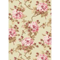 Maywood Studio, Tessuto Verde Chiaro con Rose - Burgundy & Blush, Trailing Roses Maywood Studio - 2