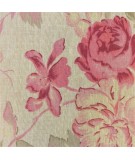 Mas d'Ouvan, Tessuto misto Lino Beige con Grandi Rose Mas D’Ouvan - 1