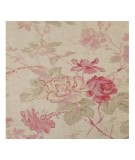 Mas d'Ouvan, Tessuto misto Lino Beige con Grandi Rose Mas D’Ouvan - 2