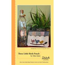 Three Little Birds Pouch by Yoko Saito Stitch Publications - 2