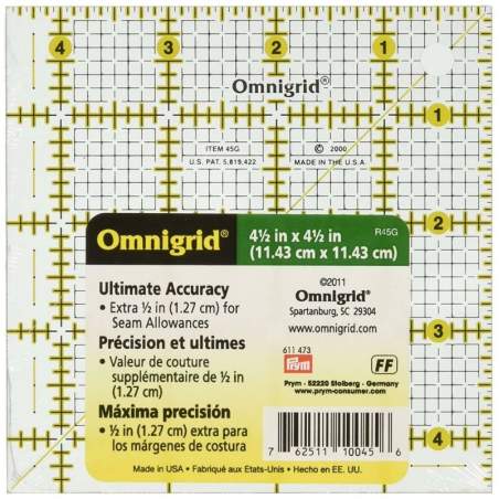 Omnigrid, Squadretta 4½x4½ pollici Omnigrid - 1