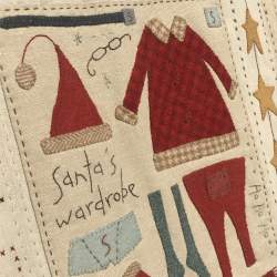 The Santa, The Tree, The Turkey & Me - Cartamodello BOM Quilt, Anni Downs Hatched and Patched - 3