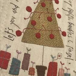 The Santa, The Tree, The Turkey & Me - Cartamodello BOM Quilt, Anni Downs Hatched and Patched - 5