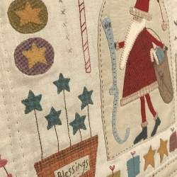 The Santa, The Tree, The Turkey & Me - Cartamodello BOM Quilt, Anni Downs Hatched and Patched - 6