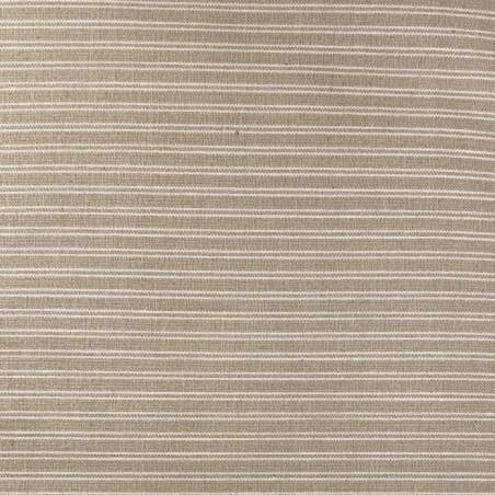 Moda Fabrics, Tessuto Fondo Beige con Righe Sottili Bianche Moda Fabrics - 1