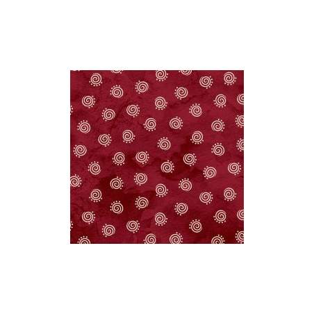 Maywood Studio, In Stitches, Tessuto Rosso con Disegno Bianco Maywood Studio - 1