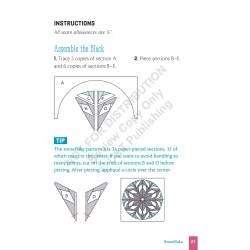 Paper Piecing Handy Pocket Guide, All the basics & beyond, 10 blocks by Tacha Bruecher Search Press - 5