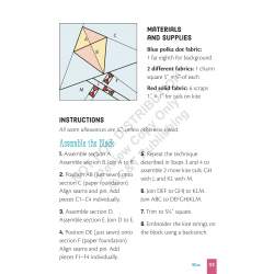 Paper Piecing Handy Pocket Guide, All the basics & beyond, 10 blocks by Tacha Bruecher Search Press - 9