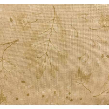 Moda Fabrics Trail's End by Holly Taylor, Tessuto Beige con Foglie