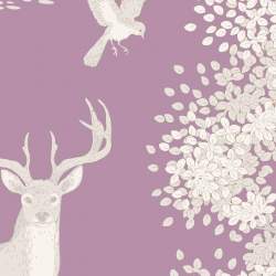 Tilda Woodland, Tessuto Malva con Animali del Bosco Tilda Fabrics - 2