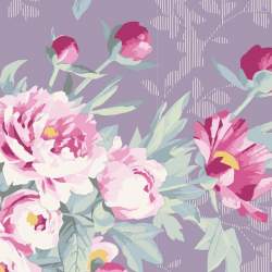 Tilda Woodland Hazel, Tessuto Lavanda con grandi Rose Tilda Fabrics - 2