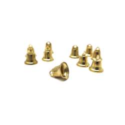 10 Campanelle Dorate da 19 mm - Jingle Bells Oro Roberta De Marchi - 2