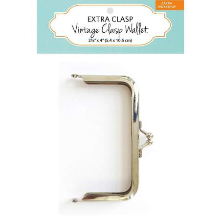 Silver Vintage Clasp Wallet Extra Clasp Zakka Workshop - 1
