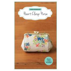 Heart Clasp Purse, Cartamodello e Chiusura con Cuori per Pochette in Oro Antico, 15 cm Zakka Workshop - 1