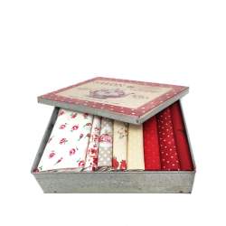 Scatola di Latta con 8 Fat Quarter  - 2