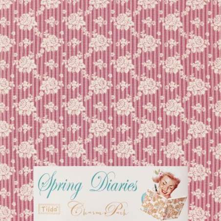 Tilda 110 Emily Pink Spring Diaries Tilda Fabrics - 1