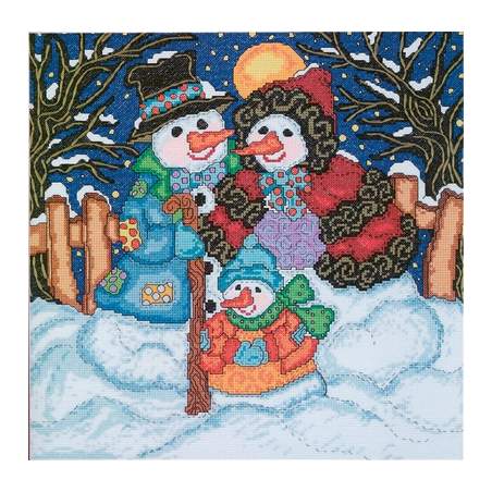 Janlynn, Snow Family, Kit Punto Croce Janlynn - 1