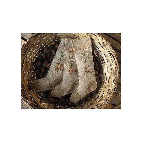 Christmas Stockings, Schema Punto Croce Nikyscreations - 1