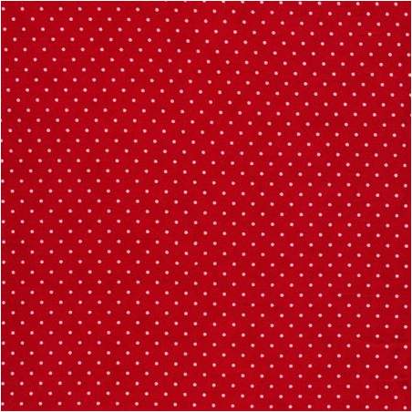 Moda Fabrics Essential Dots - Tessuto Rosso a Pois Moda Fabrics - 1