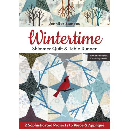 Wintertime, Shimmer Quilt & Table Runner by Jennifer Sampou C&T Publishing - 1