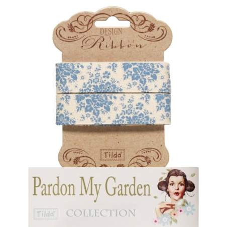 Tilda ribbon 20 mm Audrey Pink Pardon my Garden Tilda Fabrics - 1