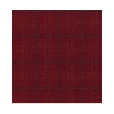 Marcus Fabrics Primo Plaid Flannel, Tessuto Flanella Fondo Rosso con Righe Tono su Tono Marcus Fabrics - 1