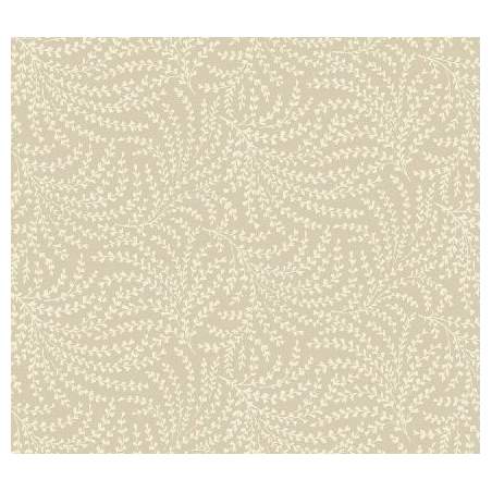 Windham Fabrics Quilt Back 108'', Tessuto Beige con Foglie Chiare Windham Fabrics - 1