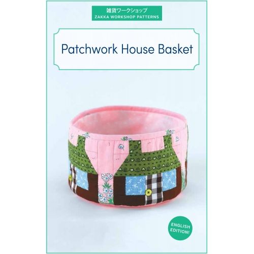 Patchwork House Basket, Kit di Tessuti Giapponesi Zakka Workshop - 1