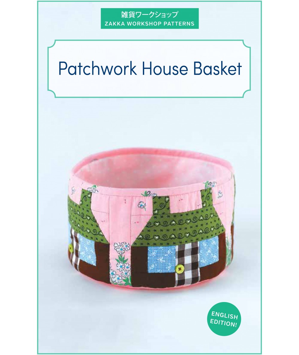 Patchwork House Basket, Kit di Tessuti Giapponesi Zakka Workshop - 1