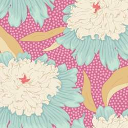 Tilda Gardenlife Bowl, Tessuto Rosa con Peonie Tilda Fabrics - 2