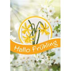 Hallo Fruhling "Ciao Primavera" Libro ricamo punto croce Vaupel & Heilenbeck - 1