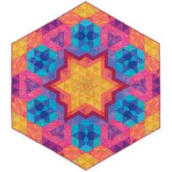 The New Hexagon 2 - 52 More Blocks to English Paper Piece - by Katja Marek Martingale - 9