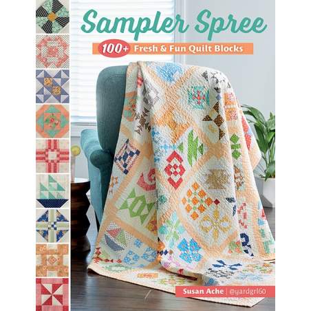 Sampler Spree - 100+ Fresh & Fun Quilt Blocks Martingale - 1