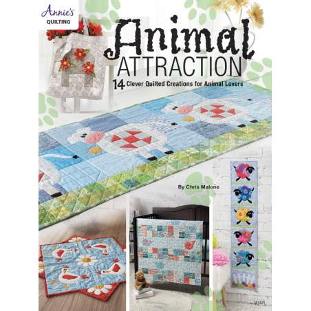 Animal Attraction, 14 Clever Quilted Creations for Animal Lovers Annie's - 1