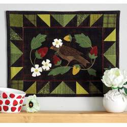 Bertie's Year - 12 Fast-and-Easy Quilts from a Little Wool and Flannelby Bonnie Sullivan Martingale - 8