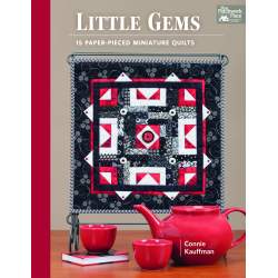 Little Gems - 15 Paper-Pieced Miniature Quilts by Connie Kauffman Martingale - 1