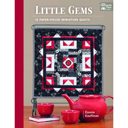 Little Gems - 15 Paper-Pieced Miniature Quilts by Connie Kauffman Martingale - 1