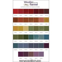 Maywood Studio Woolies Flannel Set Completo, 100 Fat Quarter 45 x 55 cm di Flanella Maywood Studio - 2