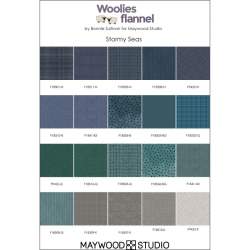 Maywood Studio Woolies Flannel Set Completo, 100 Fat Quarter 45 x 55 cm di Flanella Maywood Studio - 6
