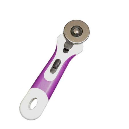 Rotary Cutter da 45 mm, Viola con Soft Grip - Quilted Bear