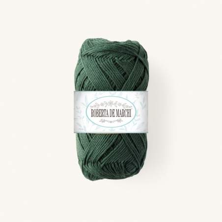 Gomitolo 100% Cotone OEKO-TEX - 50 gr / 160 m - Verde pino Roberta De Marchi - 1