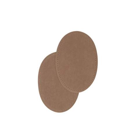 Bohin, Toppe Ovali Scamosciate 9,5x14 cm, Beige