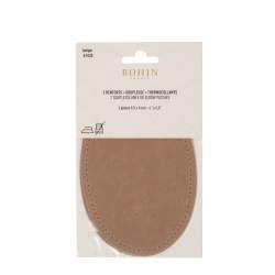 Bohin, Toppe Ovali Scamosciate 9,5x14 cm, Beige Bohin - 2