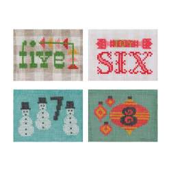 Cross-Stitch Christmas Countdown - 24 Mini Stockings by Susan Ache Martingale - 3