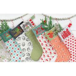 Cross-Stitch Christmas Countdown - 24 Mini Stockings by Susan Ache Martingale - 8